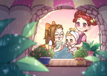 Load image into Gallery viewer, 'Rainy day gardening' | Print |
