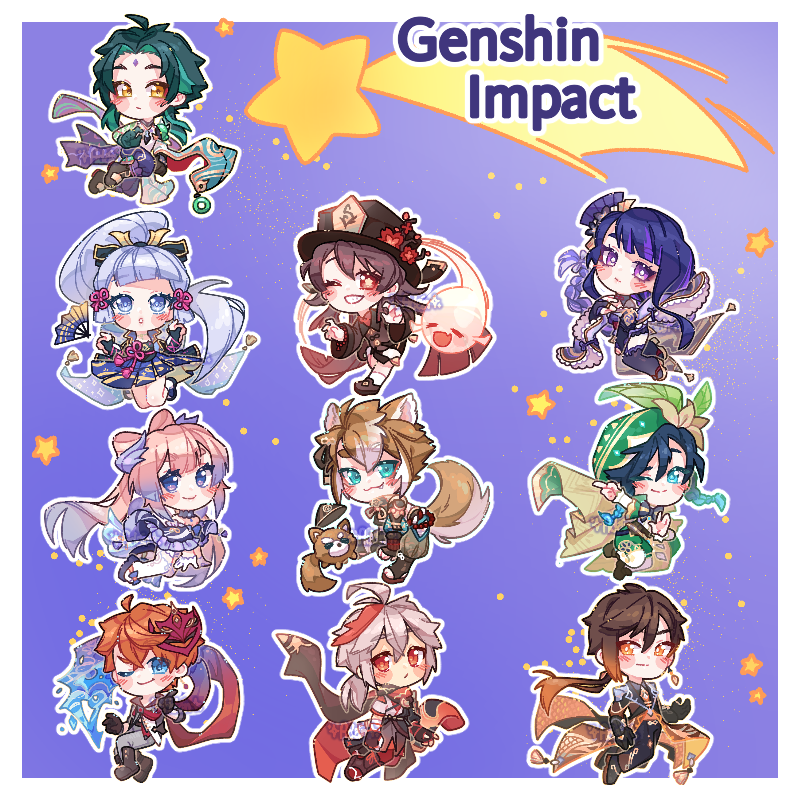 'CHIBI GENSHIN IMPACT' | Charm |